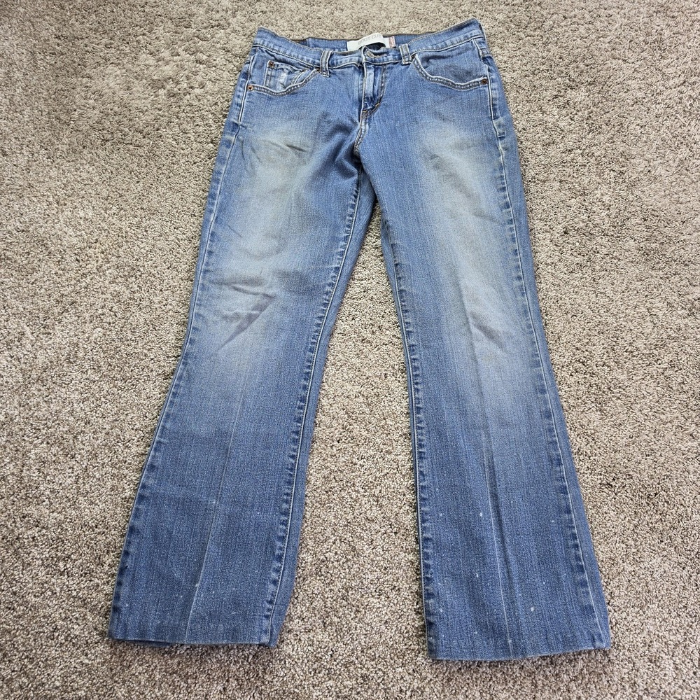 VINTAGE Levi's Jeans Womens 4 Blue Light Wash Bootcut‎ Slim Stretch Denim Y2K